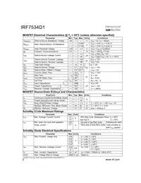 IRF7534D1TR Datasheet Page 2