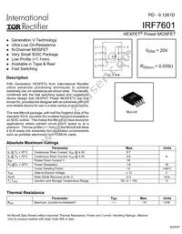 IRF7601TR Datasheet Cover