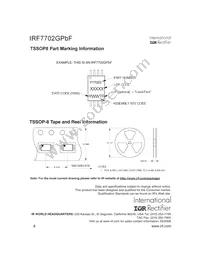 IRF7702GTRPBF Datasheet Page 8