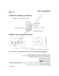 IRF7704GTRPBF Datasheet Page 9