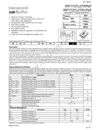 IRF7737L2TRPBF Datasheet Cover