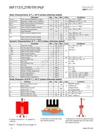 IRF7737L2TRPBF Datasheet Page 2