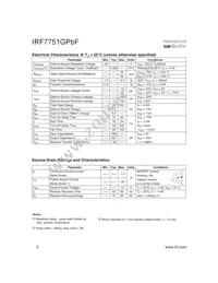 IRF7751GTRPBF Datasheet Page 2