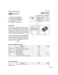 IRF7751TR Datasheet Cover
