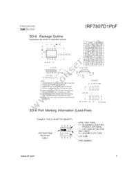 IRF7807D1PBF Datasheet Page 7