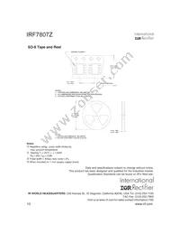 IRF7807ZPBF Datasheet Page 10