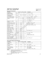 IRF7811WGTRPBF Datasheet Page 2