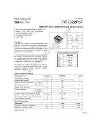 IRF7822PBF Datasheet Cover