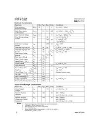 IRF7822TRR Datasheet Page 2