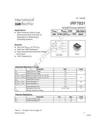 IRF7831TR Cover