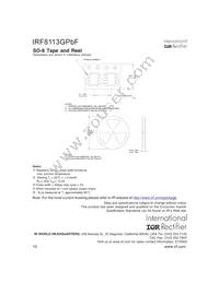 IRF8113GPBF Datasheet Page 10