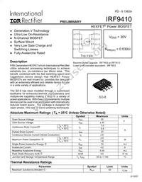 IRF9410TR Datasheet Cover