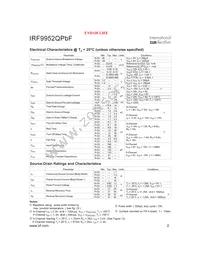 IRF9952QTRPBF Datasheet Page 2