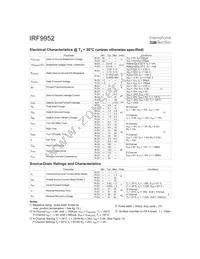 IRF9952TR Datasheet Page 2