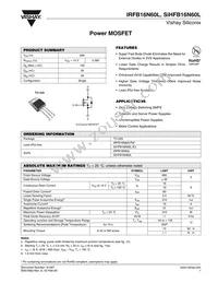 IRFB16N60LPBF Datasheet Cover