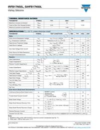 IRFB17N50L Datasheet Page 2