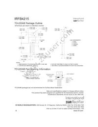 IRFB4215 Datasheet Page 8