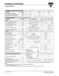 IRFB9N30APBF Datasheet Page 2