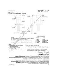 IRFBA1404 Datasheet Page 9