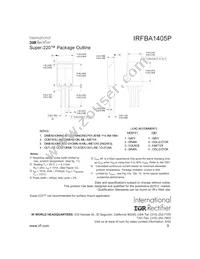 IRFBA1405P Datasheet Page 9