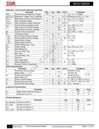 IRFH7185TRPBF Datasheet Page 2