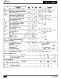 IRFH7191TRPBF Datasheet Page 2