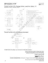 IRFI4024H-117P Datasheet Page 6