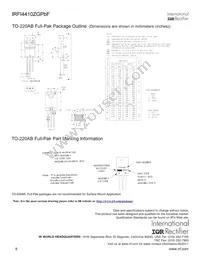 IRFI4410ZGPBF Datasheet Page 8