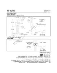 IRFI520N Datasheet Page 8