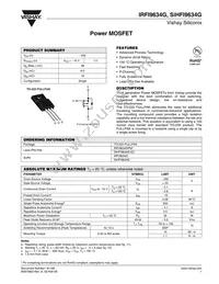 IRFI9634G Datasheet Cover