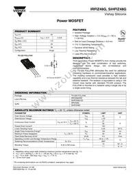 IRFIZ48G Datasheet Cover