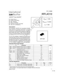IRFL4310TR Datasheet Cover