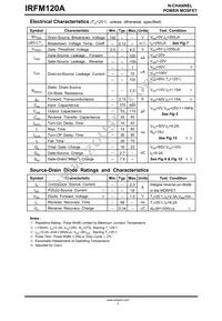 IRFM120ATF Datasheet Page 2