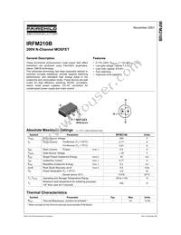 IRFM210BTF_FP001 Cover