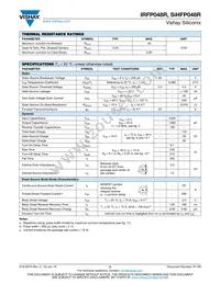 IRFP048RPBF Datasheet Page 2