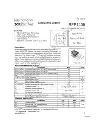 IRFP1405 Datasheet Cover