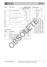 IRFP264 Datasheet Page 2