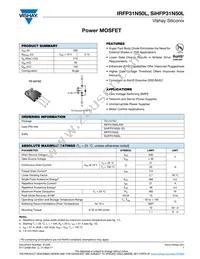 IRFP31N50L Datasheet Cover