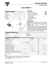 IRFP344PBF Datasheet Cover