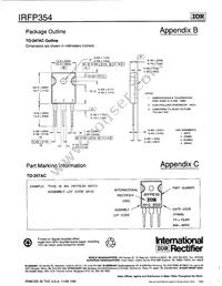 IRFP354 Datasheet Page 8