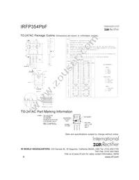 IRFP354PBF Datasheet Page 8