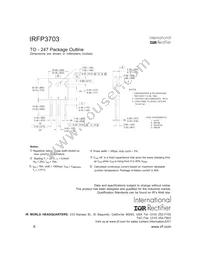 IRFP3703 Datasheet Page 8