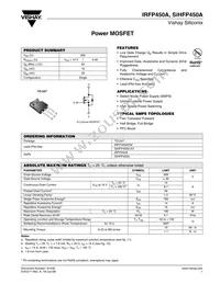 IRFP450A Datasheet Cover