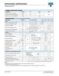 IRFPS37N50A Datasheet Page 2