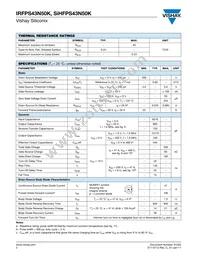 IRFPS43N50K Datasheet Page 2