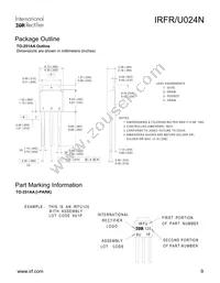 IRFR024NTRR Datasheet Page 9