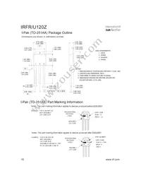 IRFR120ZTRL Datasheet Page 10