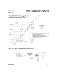 IRFR12N25DCTRLP Datasheet Page 9