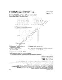 IRFR13N15DTRR Datasheet Page 10
