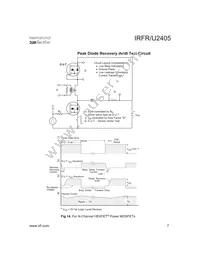 IRFR2405TRR Datasheet Page 7